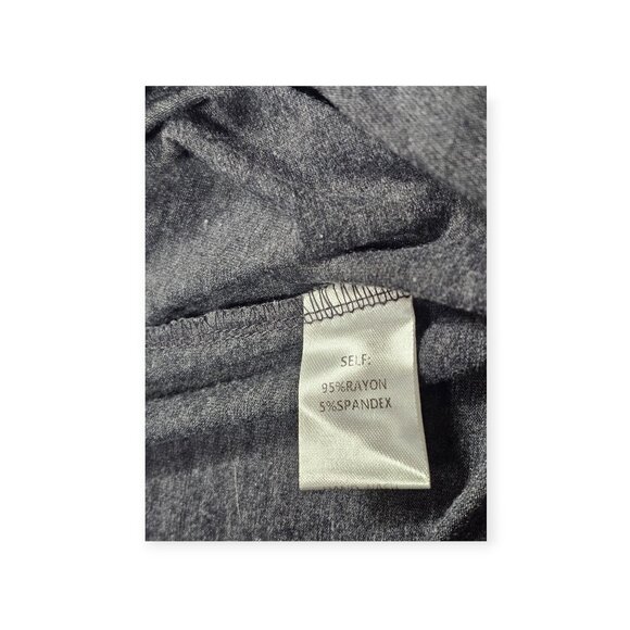 Easel Strappy Back Tank Top For Women Size S Charcoal Gray - Picture 7 of 8